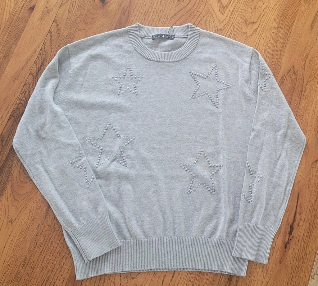 Alashan Cotton Cashmere Constellation Bobble Sweater