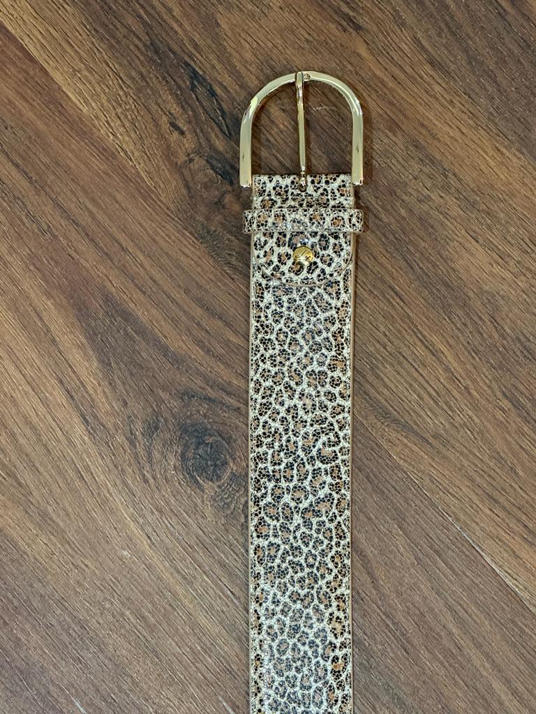 Tailored Sportsman Cheetah print belt