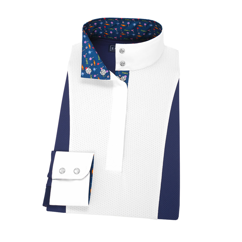 Essex Classics Luna Colorblock Long Sleeve Show Shirt