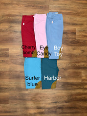Tailored Sportsman Boot Sock Breeches: Mid Rise, Side Zip Colors