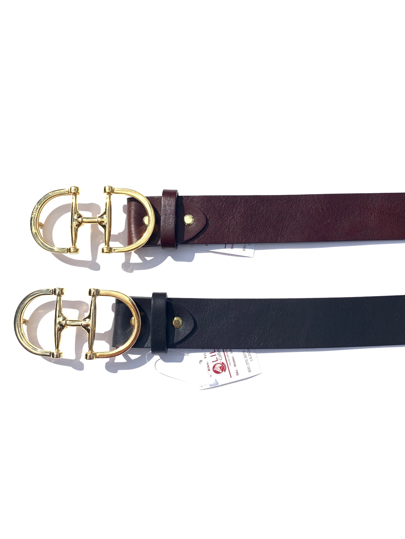LILO Equestrian Bit belt in vintage leather