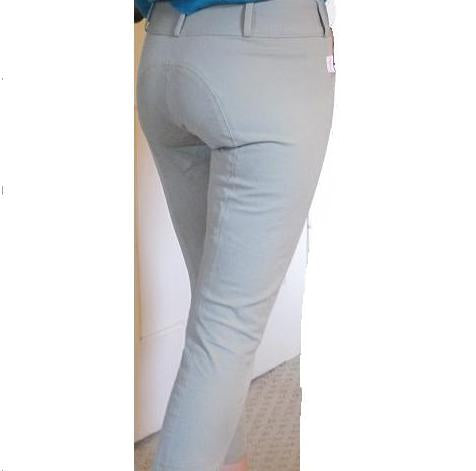 Tailored Sportsman Ladies Trophy Breeches with Velcro closure--Tan Low and Mid Rise